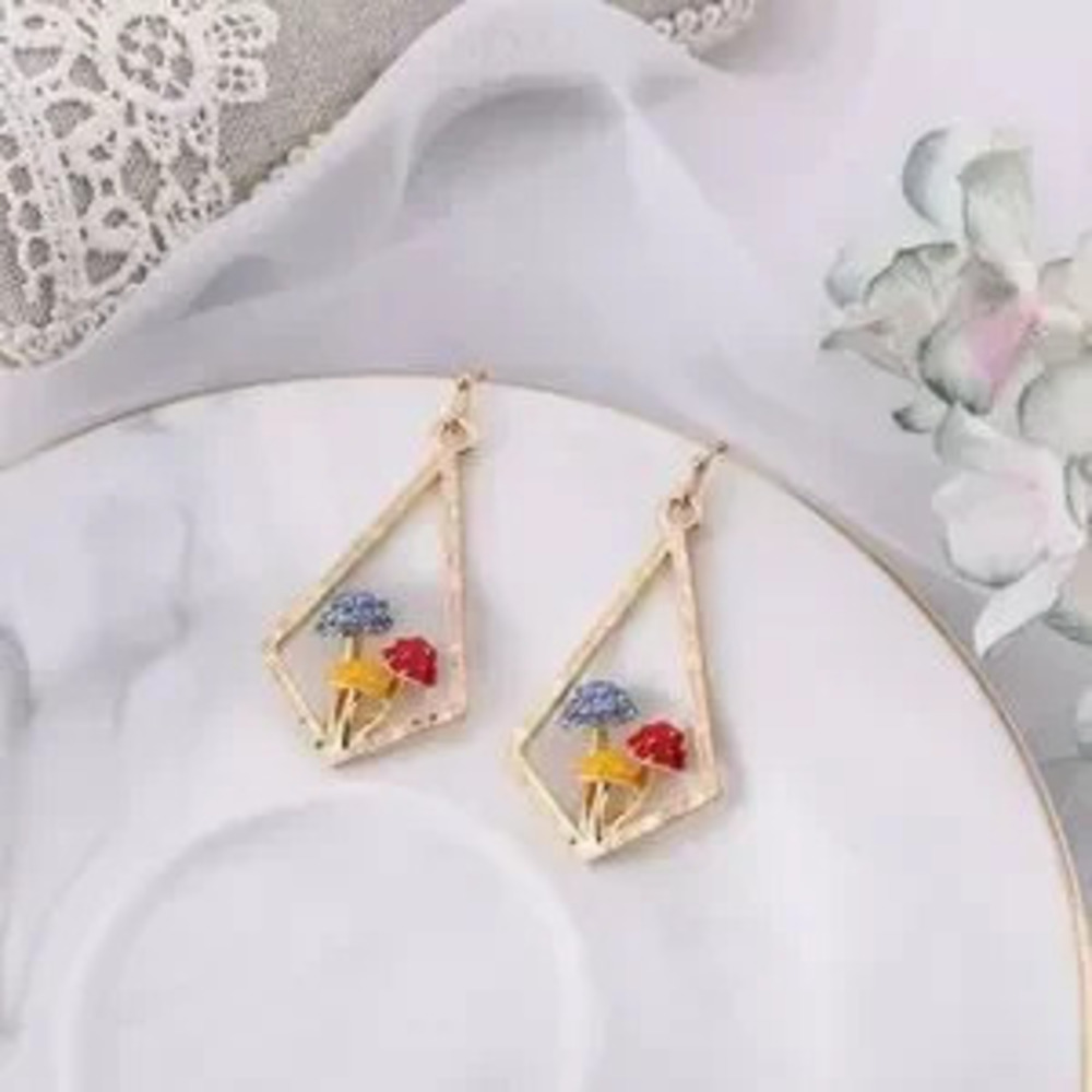 New Cute Mushroom Dangle Colorful?Earrings